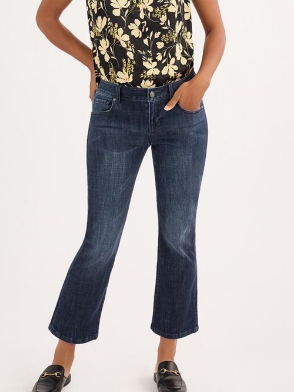 Tabby kick back kick flare jeans